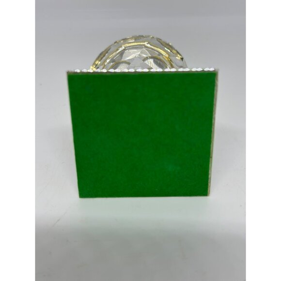 VTG Crystal Clear Rainbow Prism 3.25"x2" Desk Clock Table Watch Display Colorful - Picture 6 of 9